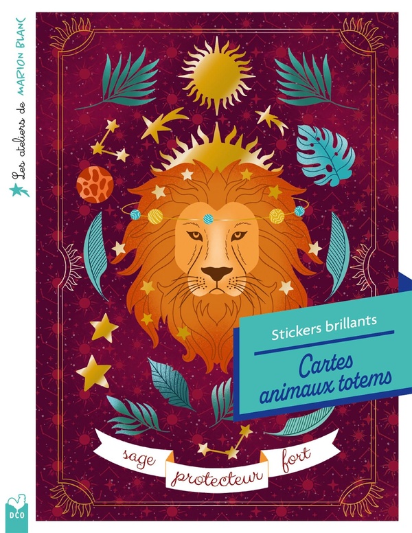 stickers-brillants-animaux-totem